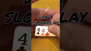 don’t make this ROOKIE poker mistake 🫣 #poker #pokerhand #pokerhands