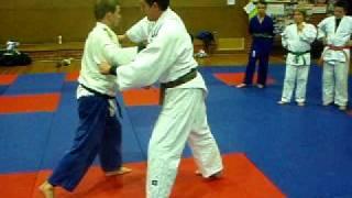 Osoto gari into O Ouchi gari, by Matt D'Aquino of Beyond Grappling