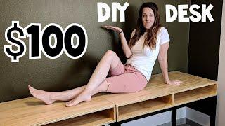 Affordable DIY Desk Build: How to Create a Simple Desk for Under $100