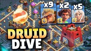 +320 | Druid Dive Attack Strategy TH16 | Legend League Attacks #7 | Clash of Clans