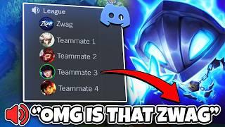 When Zwag joins a random discord link in solo queue... ("WAIT IS THAT ZWAG?")