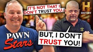 Pawn Stars: Rick Doesn't Trust ANYBODY in His Shop!