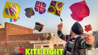 Kite Fight With Friends  PATANGBAAZI | FLYING KITES ON SUNDAY