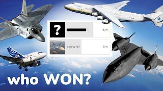 I Let YOU Pick The World's BEST Plane