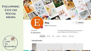 Posting On Etsy's social media for exposure. Simple Etsy marketing tips