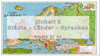 Lika的德语课｜交际德语A1.1免费公开课｜E3L1｜Städte - Länder - Sprachen (上)