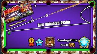 New Taunting Quest (1/10) & Diamond League Top with 23b Winnings  8 Ball Pool GamingWithK