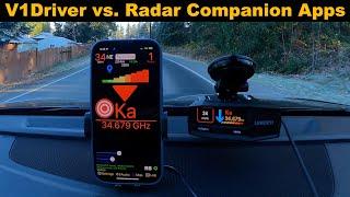 V1Driver vs. Radar Companion