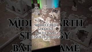 The Battle for Middle Earth. Is about to begin. My Osgiliath Terrain set  #middleearth #mesbg #lotr