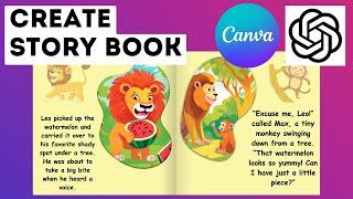 How To Create Story Book For Kids Using Canva And ChatGPT