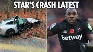 Footballer Michail Antonio undergoes surgery after horror Ferrari crash as West Ham give update