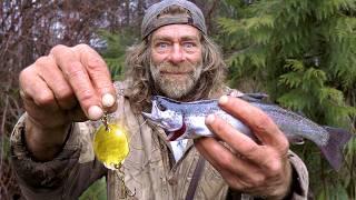 I Made A REAL Gold Lure From Gold I Panned | 24K Gold Lure Catch & Cook