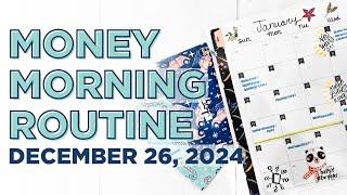 Money Morning Routine | Budget Calendar + Spending Update