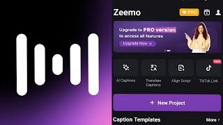 Zeemo: Captions & Subtitles ( FULL TUTORIAL)