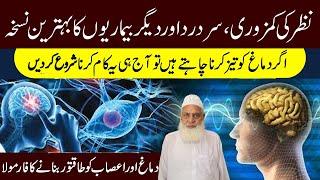 Yadasht Ki Kamzori Ka Ilaj - Memory Loss Treatment - Dimagh Tez Karne Ka Tarika- Diet For Fast Brain