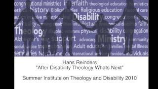 After Disability Theology Whats Next