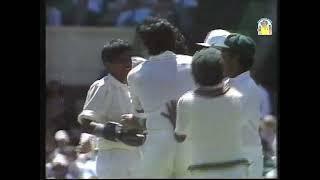 What a spell! The great Imran Khan so close to a hat trick vs Australia 1st Test MCG January 1990