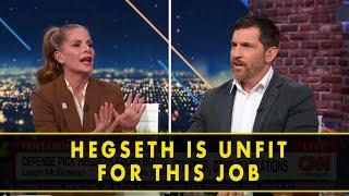 It's not partisan, Hegseth is unfit