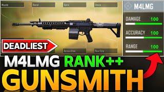 BEST M4LMG GUNSMITH IN CALL OF DUTY MOBILE | M4LMG RANK BUILD FAST ADS ZERO RECOIL COD MOBILE|