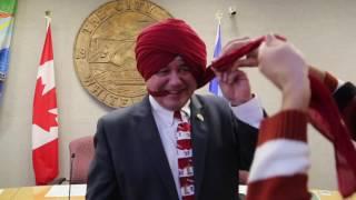 See the turban tying video from Yukon that has gone viral