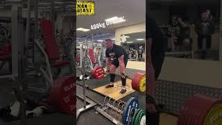 43 year old back into strongman 400kg deadlift Terry Hollands!!!