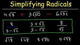 How To Simplify Radicals