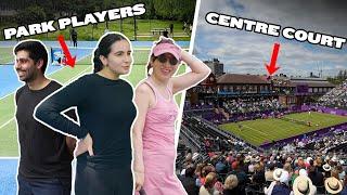 Park tennis players SURPRISED with their OWN centre court! | LTA