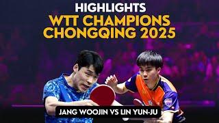 WTT Champions Chongqing 2025 | Lin Yun ju vs Jang Woojin | 林昀儒 vs 张禹珍 | HIGHLIGHTS