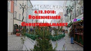 4.12.2018: Rosenheimer Christkindlmarkt, Deutschland