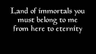 Land of immortals  lyrics.wmv