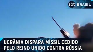 Ucrânia dispara míssil de longo alcance contra Rússia pela primeira vez | SBT Brasil (20/11/24)