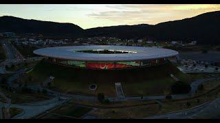 Fimi x8 drone en Estadio Akron