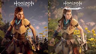 HORIZON ZERO DAWN REMASTERED COMPARISON (Original vs Remastered)