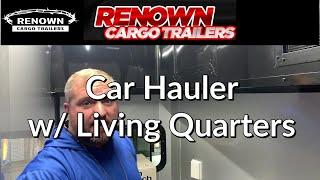 Cargo Trailer Camper Car Hauler | Trailer with Living Quarters | Enclosed Cargo Trailer Reviews