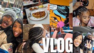 VLOG | Brunch Date with Hubby  + Doing My Girls’ Hair & Baby Haul Unboxing!  + more