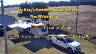 Amarillo TX to Farmington NM #bigtexansteakhouse #harvesthosts #fairground #rvdrifters #kelleys