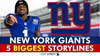 New York Giants BIGGEST Storylines For The 2024 NFL Season