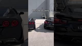 C8 Z06 vs C6 Corvette Exhaust Sound Battle