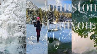 WINTER WONDERLAND HIKE | JOHNSTON CANYON & FROZEN WATERFALLS  | BANFF ADVENTURE