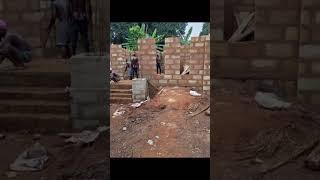 Building House in Nigeria step by step process #short