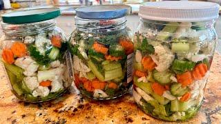 Persian Pickled Vegetables (Shoor) - Cooking with Yousef