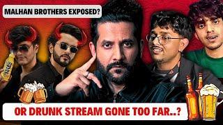 Malhan Brothers - Should they be Canceled? Ft. Drunk IRL Stream of Rachitroo & Maxtern on Fokus!