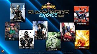 Casting Final Vote For  Summoner's Choice Champion MCOC