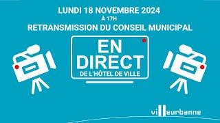 Conseil Municipal du lundi 18 novembre 2024