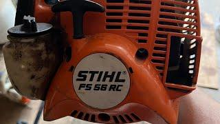 Stihl FS 56 RC won’t idle.