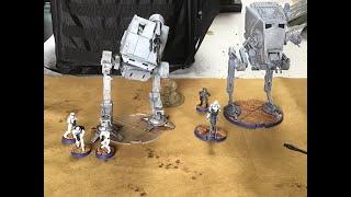 Star Wars Legion Imperial AT-DT assembling and painting