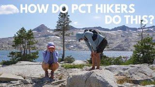 WHERE THE PCT MEETS TAHOE RIM TRAIL  | Thru-hiking 33 miles through Desolation Wilderness (in 1 day)