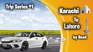 Karachi say LAHORE ka safar | with my best friends | tour 2024 too much fun | by road part 1