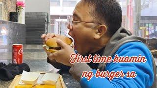 Gutom after gala sa Germany | Kumain ng malaking Burger | Mrs. Suzette