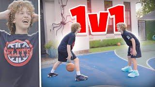 SHOCKING 1V1 VS MY LITTLE BROTHER NILES!